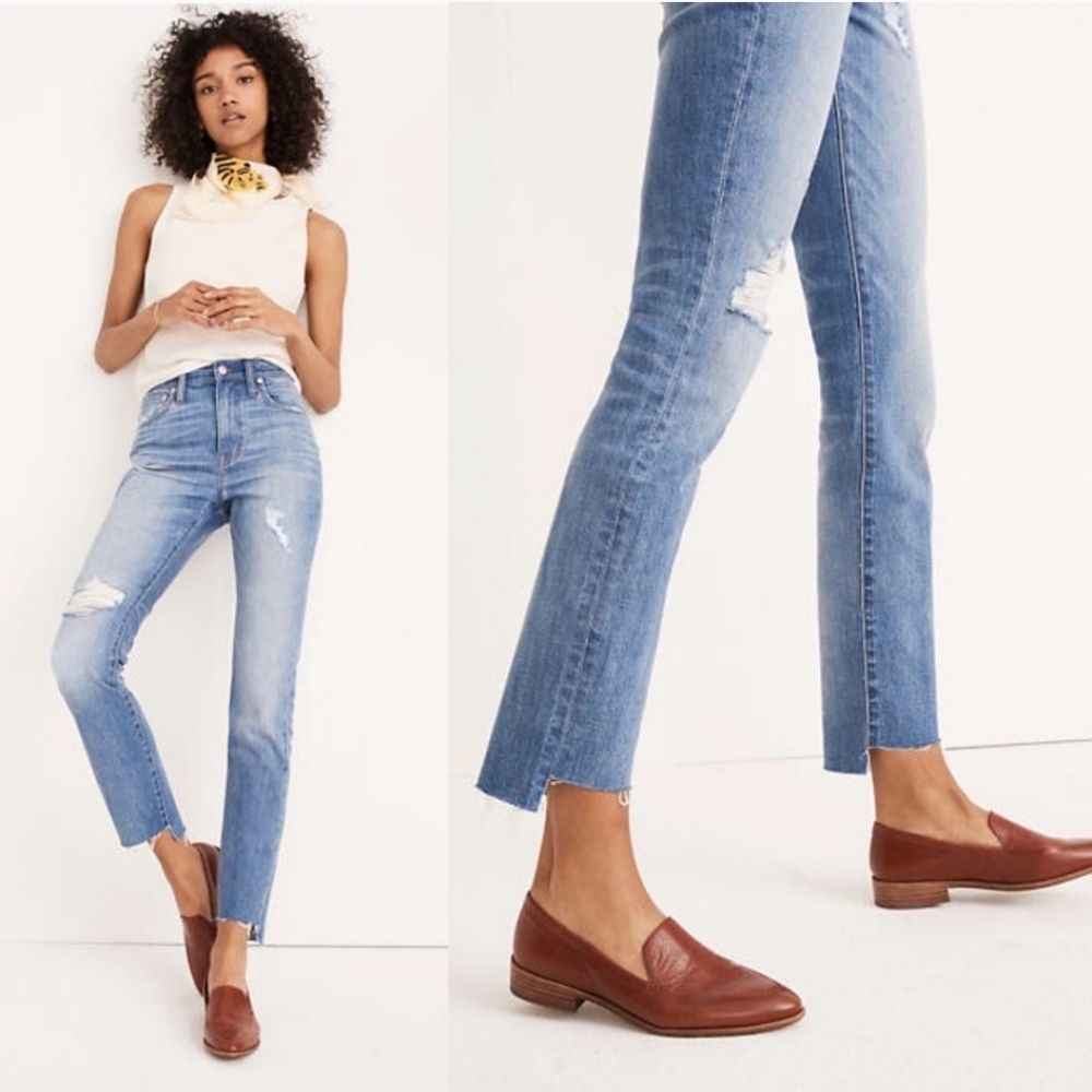 Madewell The High Rise Slim Boyjean Step Hem 25